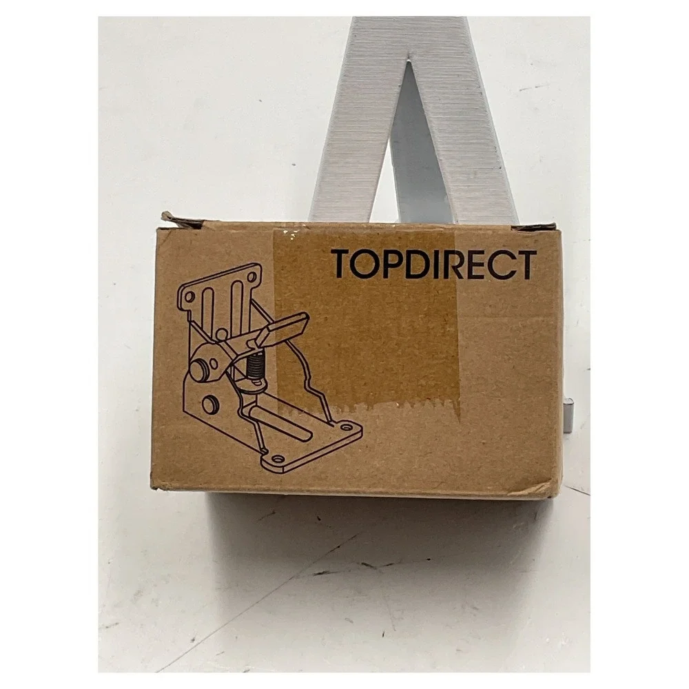 TopDirect 4-Pack Locking Folding Hinge Leg Brackets for DIY‎ Tables Workbenches